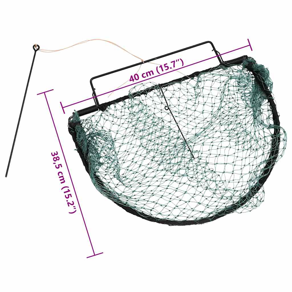 zöld acél madárcsapda 40 cm