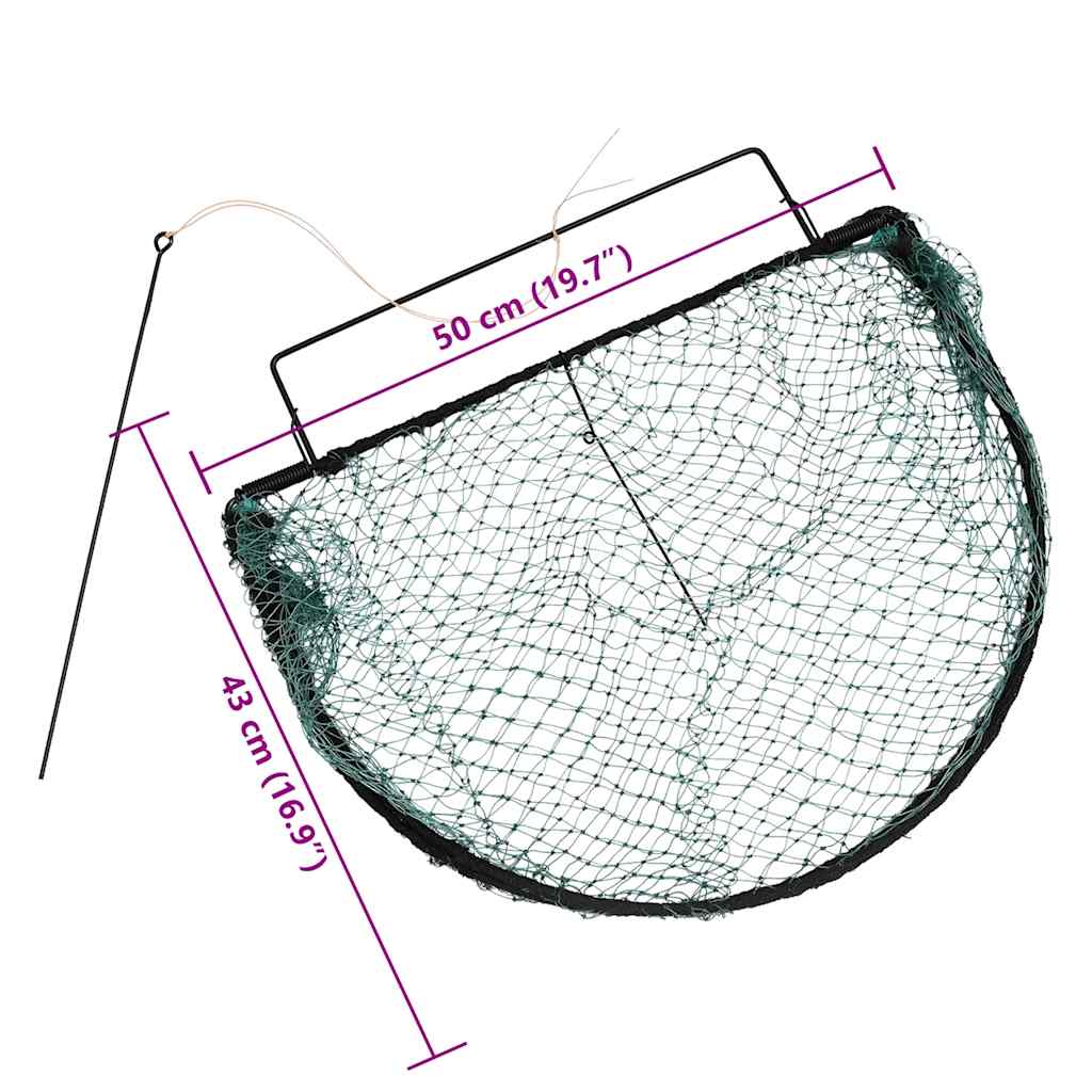 zöld acél madárcsapda 50 cm