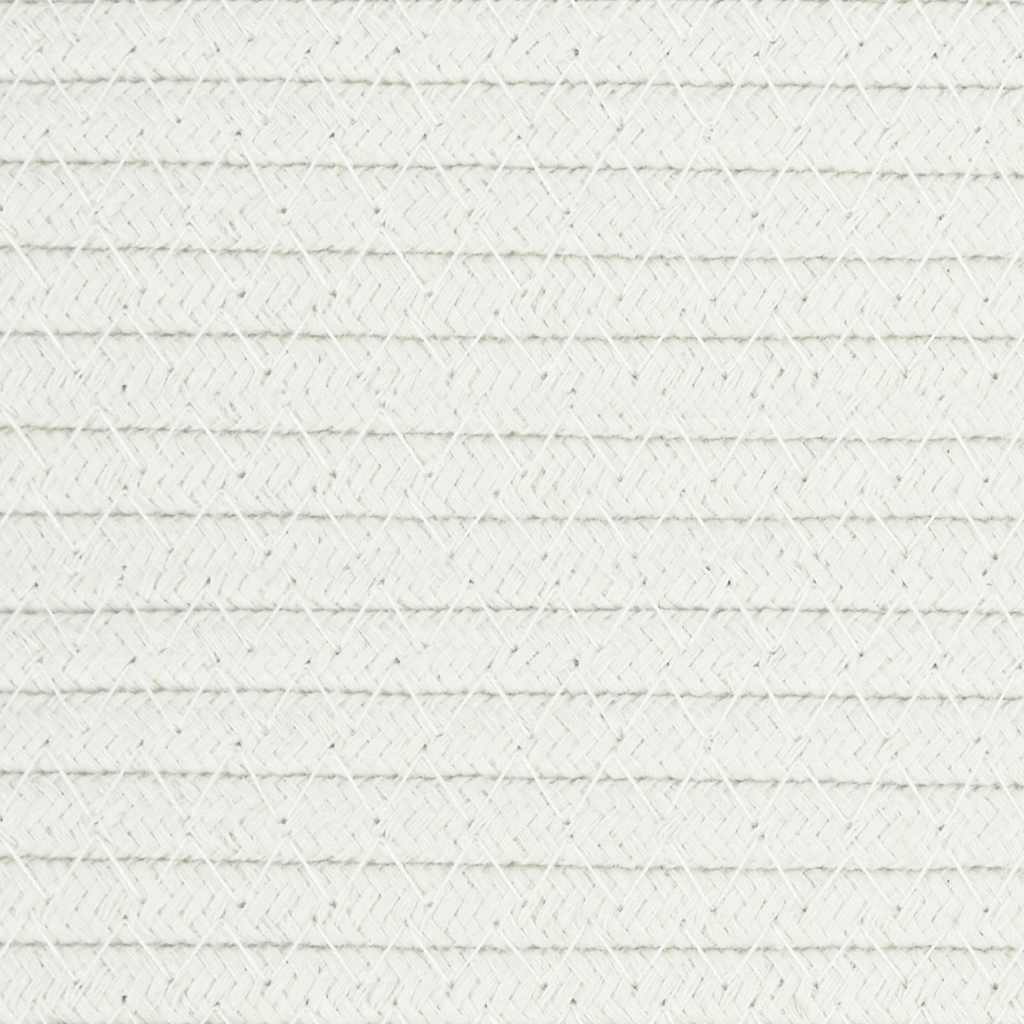 szürke-fehér pamut szennyeskosár Ø55 x 36 cm