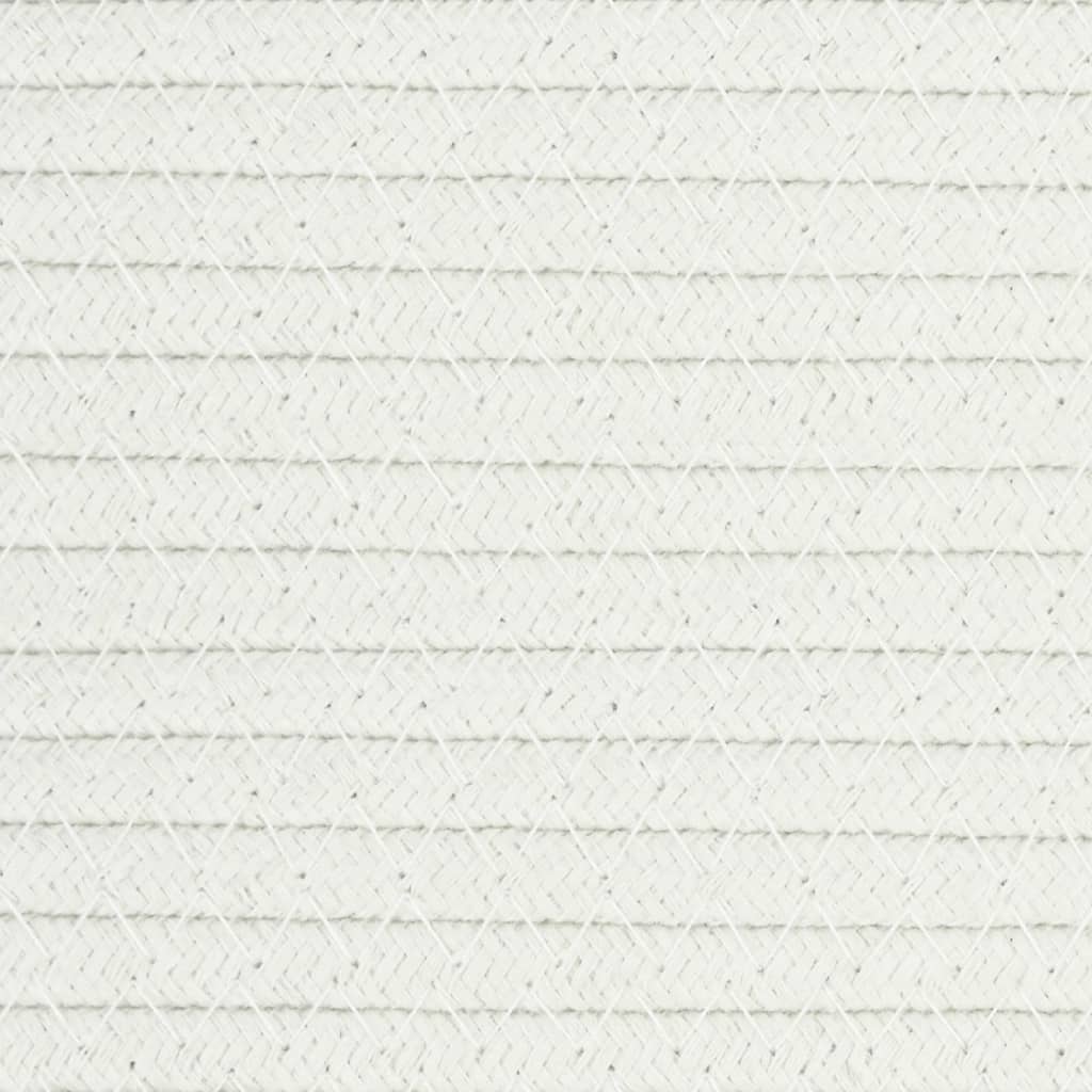 bézs-fehér pamut szennyeskosár Ø60 x 36 cm