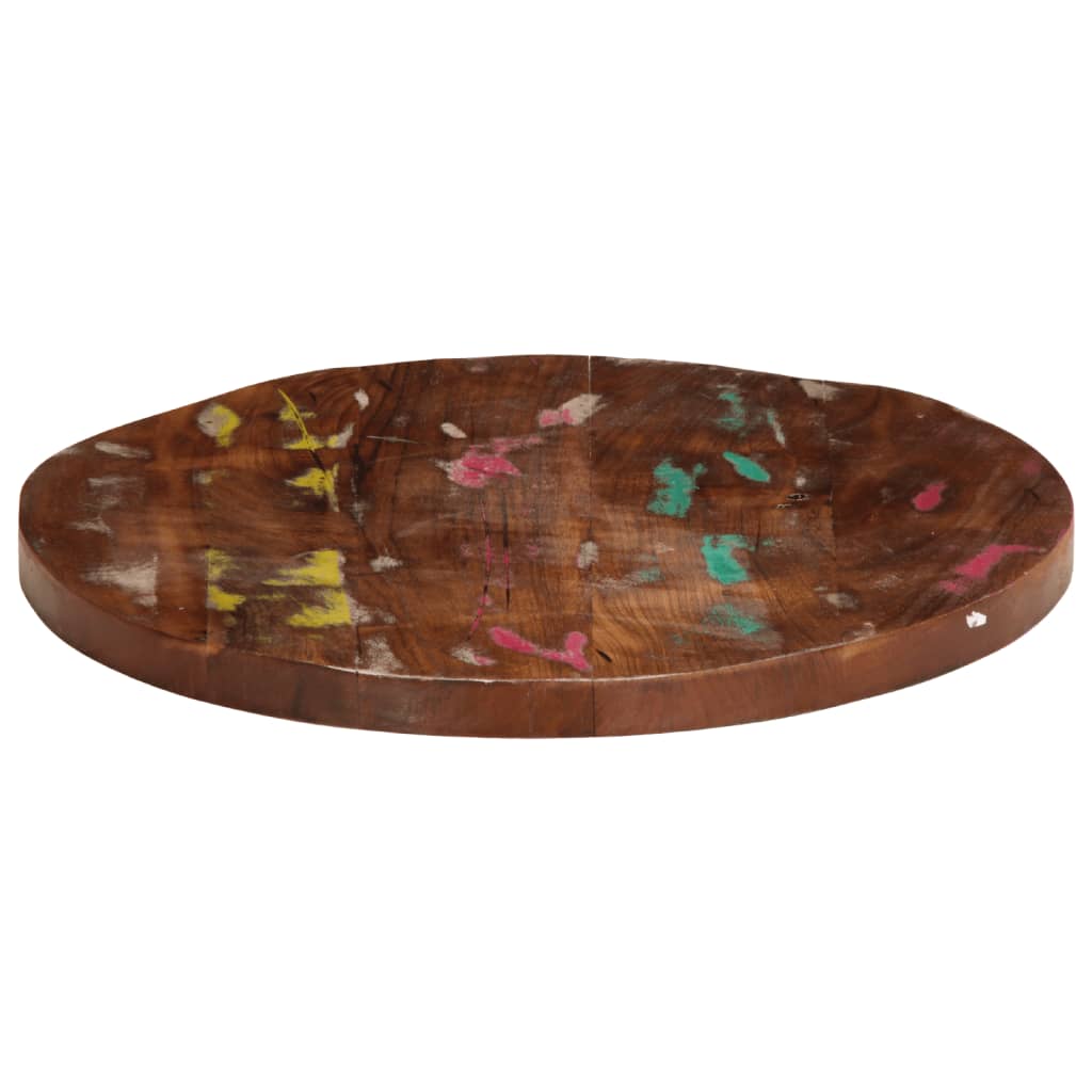 tömör újrahasznosított fa kerek asztallap Ø40 x 2,5 cm