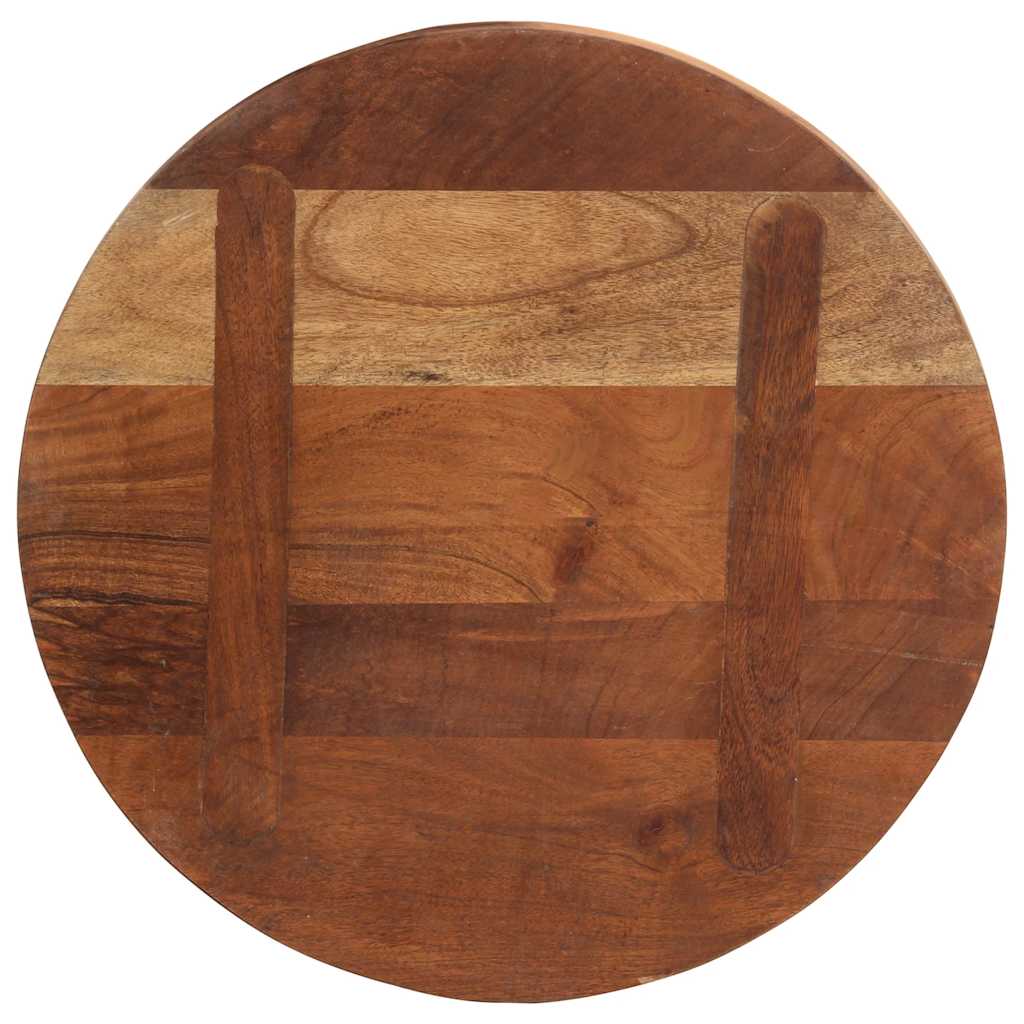 tömör újrahasznosított fa kerek asztallap Ø40 x 3,8 cm