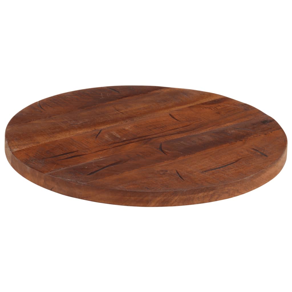 tömör újrahasznosított fa kerek asztallap Ø50 x 3,8 cm