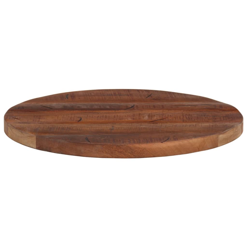 tömör újrahasznosított fa kerek asztallap Ø50 x 3,8 cm