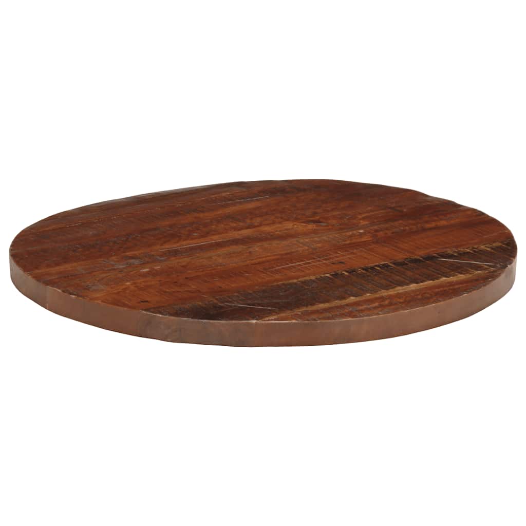 tömör újrahasznosított fa kerek asztallap Ø70 x 2,5 cm