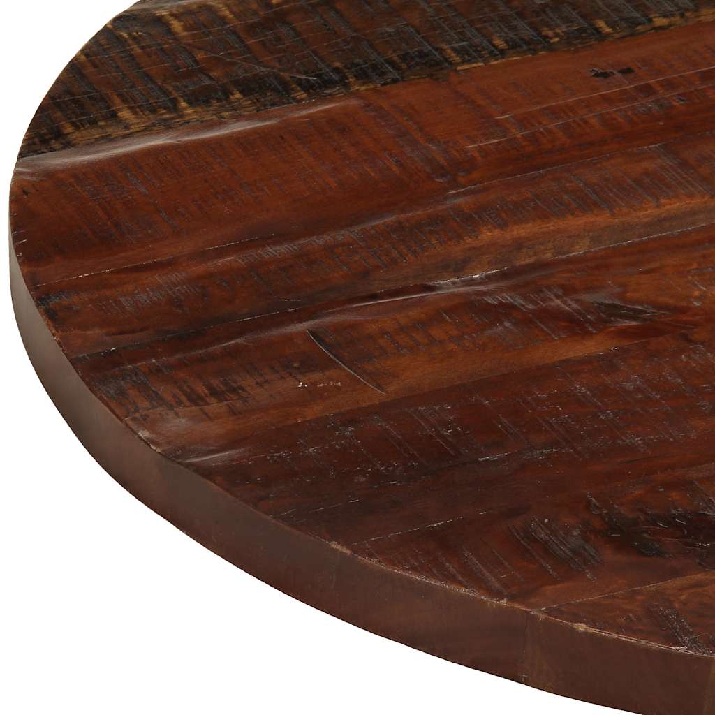 tömör újrahasznosított fa kerek asztallap Ø70 x 2,5 cm