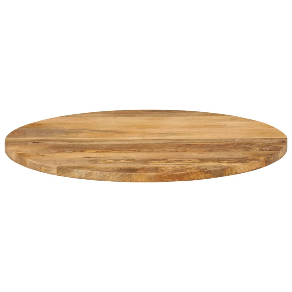 tömör mangófa kerek asztallap Ø80 x 2,5 cm