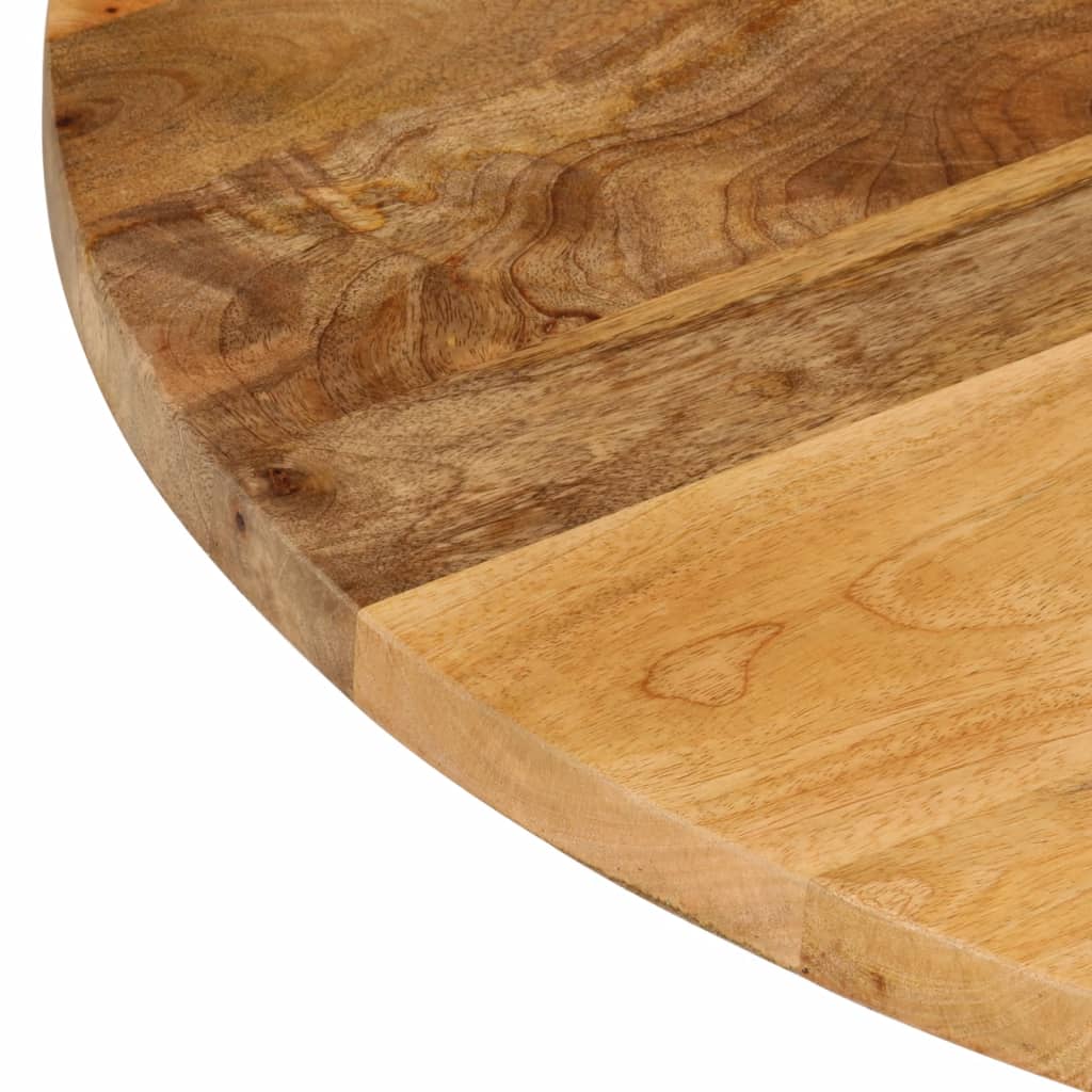 tömör mangófa kerek asztallap Ø80 x 2,5 cm