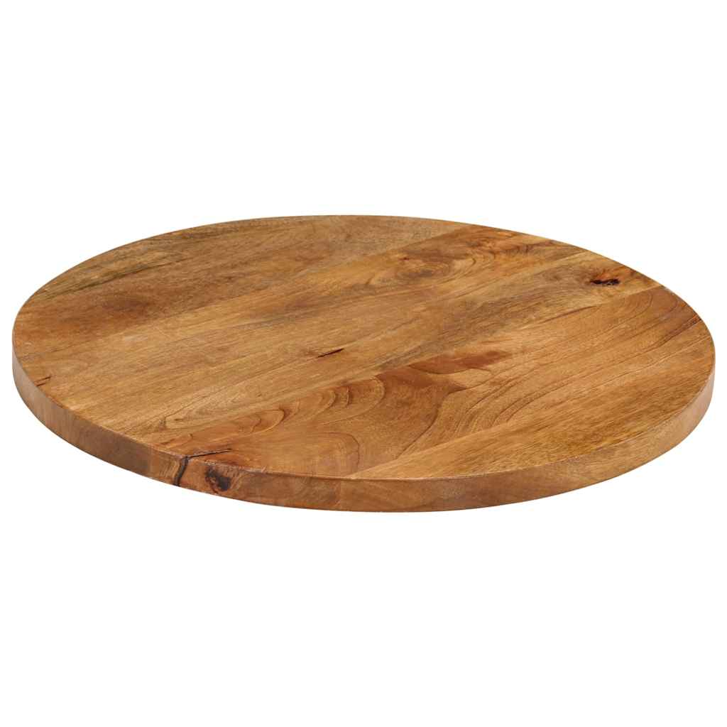 tömör mangófa kerek asztallap Ø40 x 2,5 cm