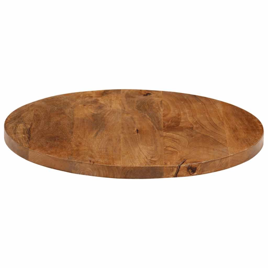 tömör mangófa kerek asztallap Ø40 x 2,5 cm