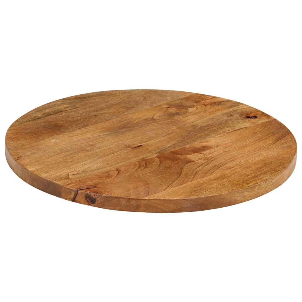 tömör mangófa kerek asztallap Ø40 x 3,8 cm