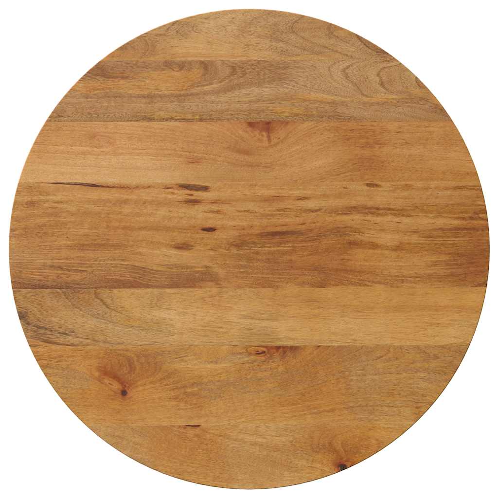 tömör mangófa kerek asztallap Ø70 x 2,5 cm