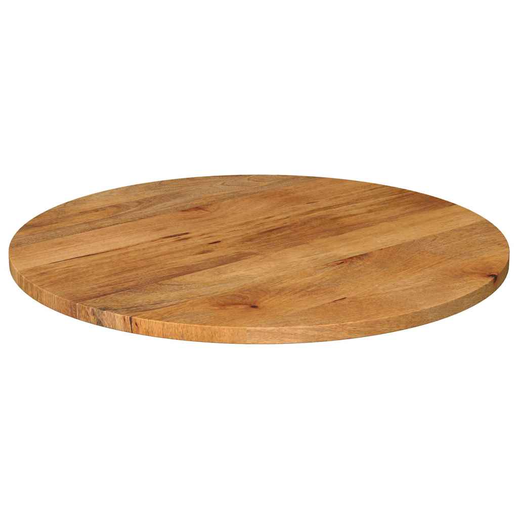 tömör mangófa kerek asztallap Ø70 x 2,5 cm