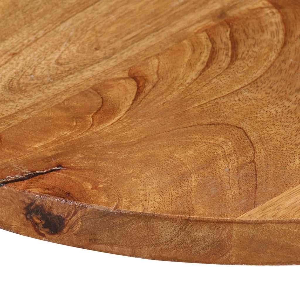 tömör mangófa kerek asztallap Ø70 x 2,5 cm