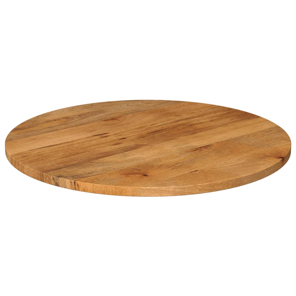 tömör mangófa kerek asztallap Ø80 x 2,5 cm