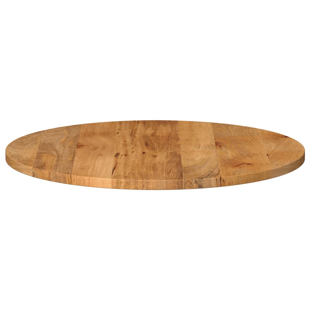 tömör mangófa kerek asztallap Ø80 x 2,5 cm