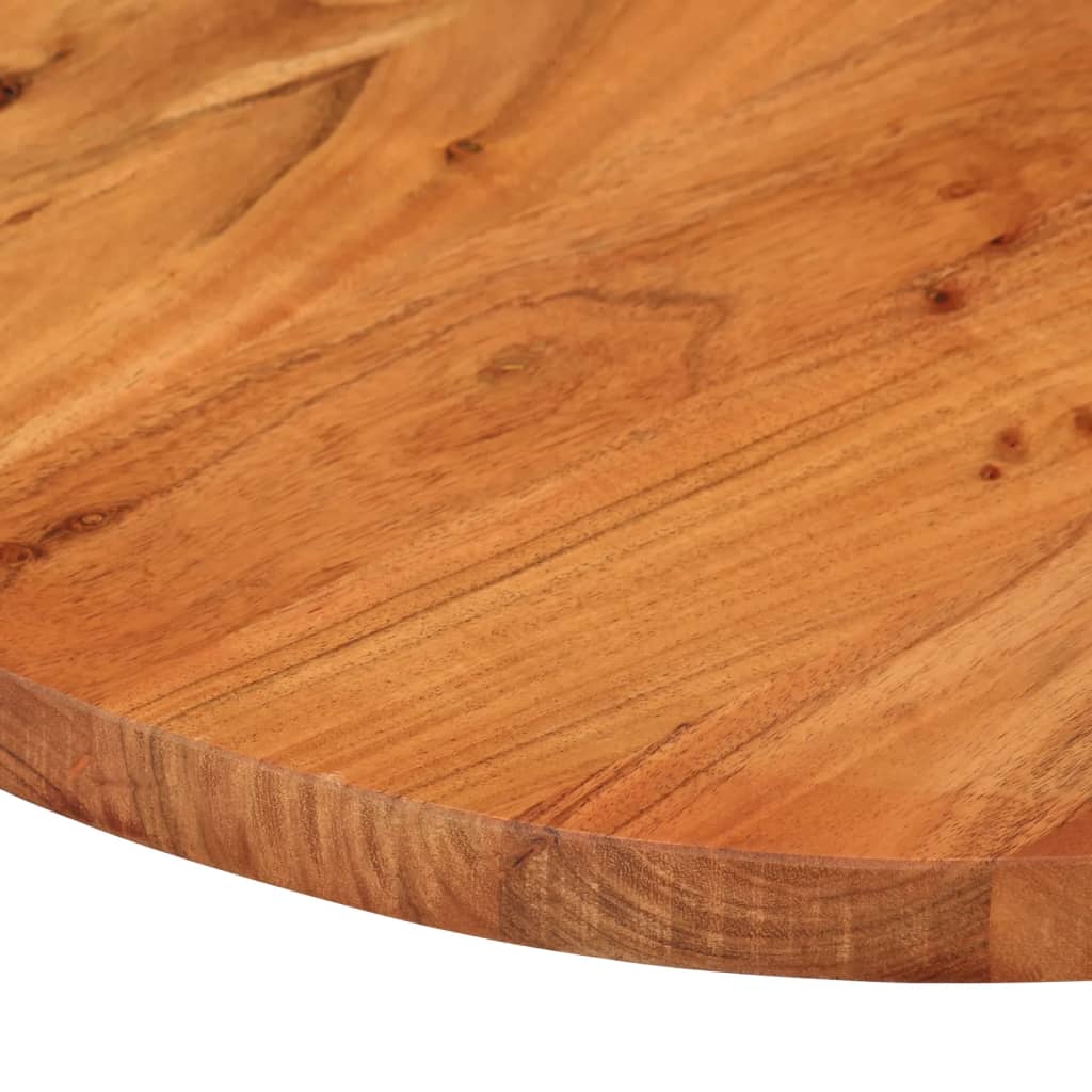 tömör akácfa ovális asztallap 120 x 50 x 3,8 cm