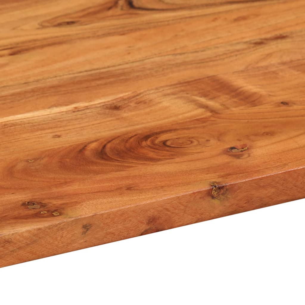 tömör akácfa ovális asztallap 120 x 50 x 3,8 cm