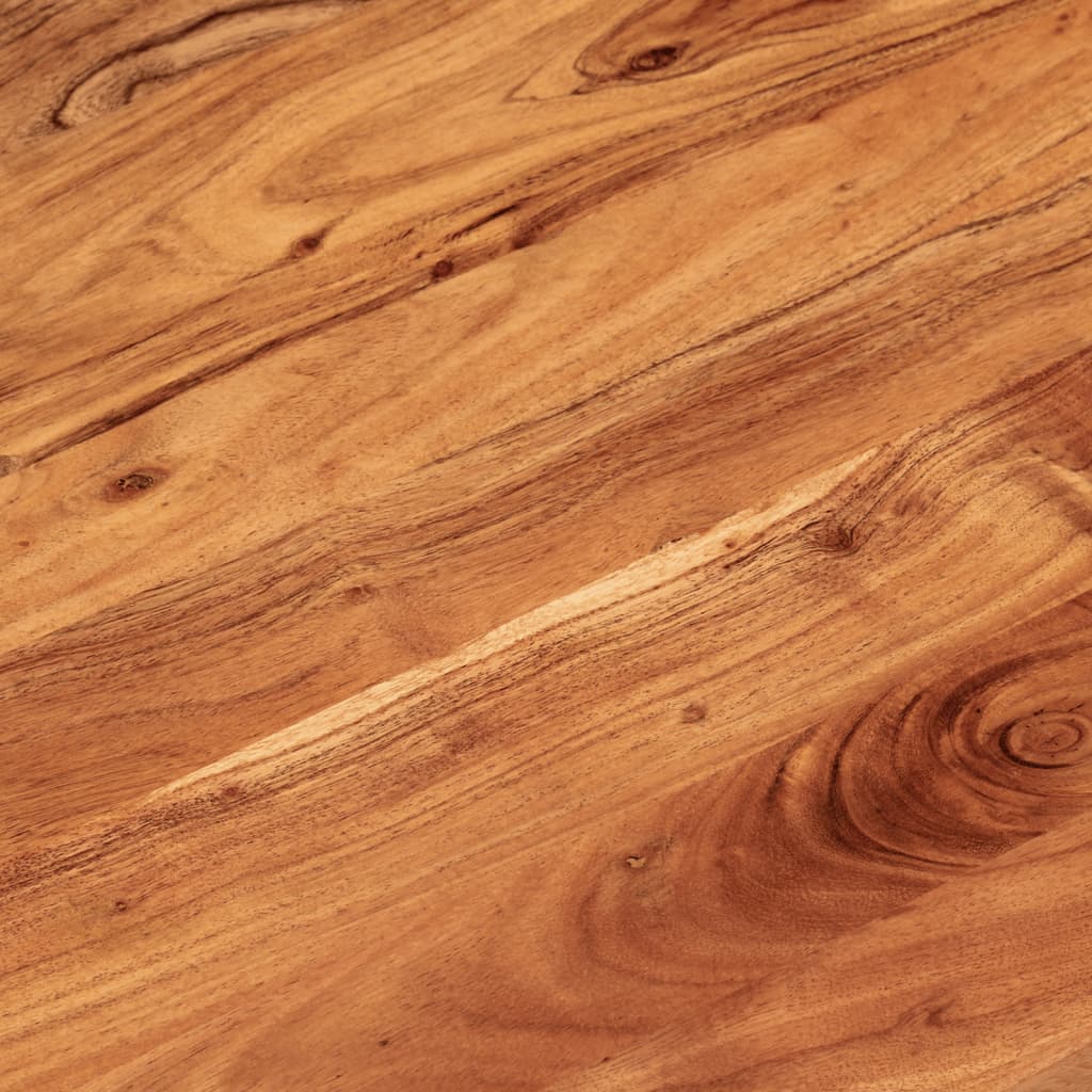 tömör akácfa ovális asztallap 120 x 50 x 3,8 cm
