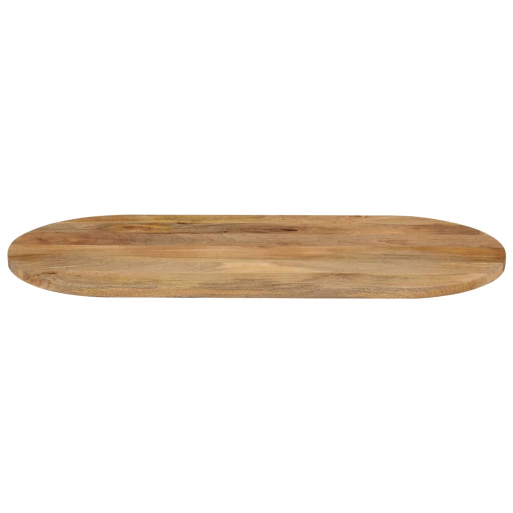 tömör mangófa ovális asztallap 110 x 50 x 2,5 cm