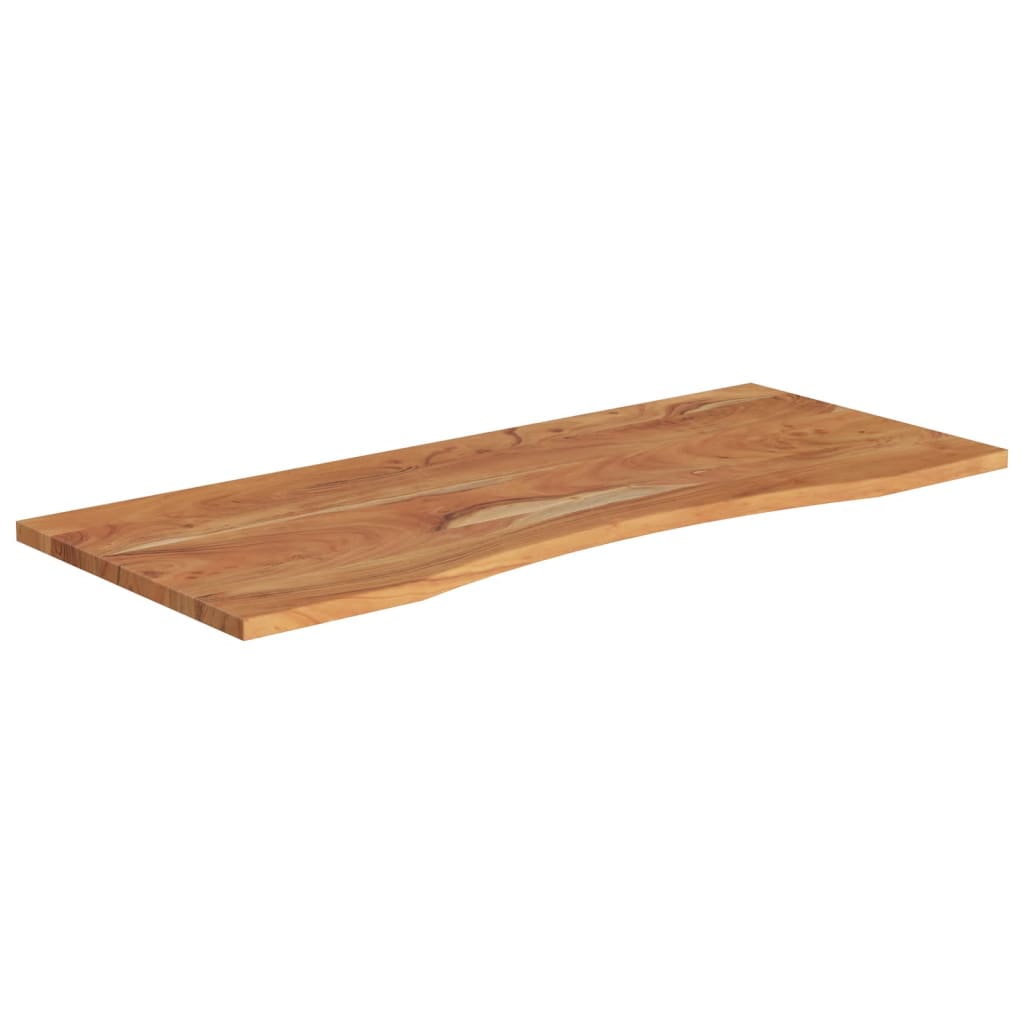 tömör akácfa téglalap alakú asztallap 110 x 50 x 2,5 cm