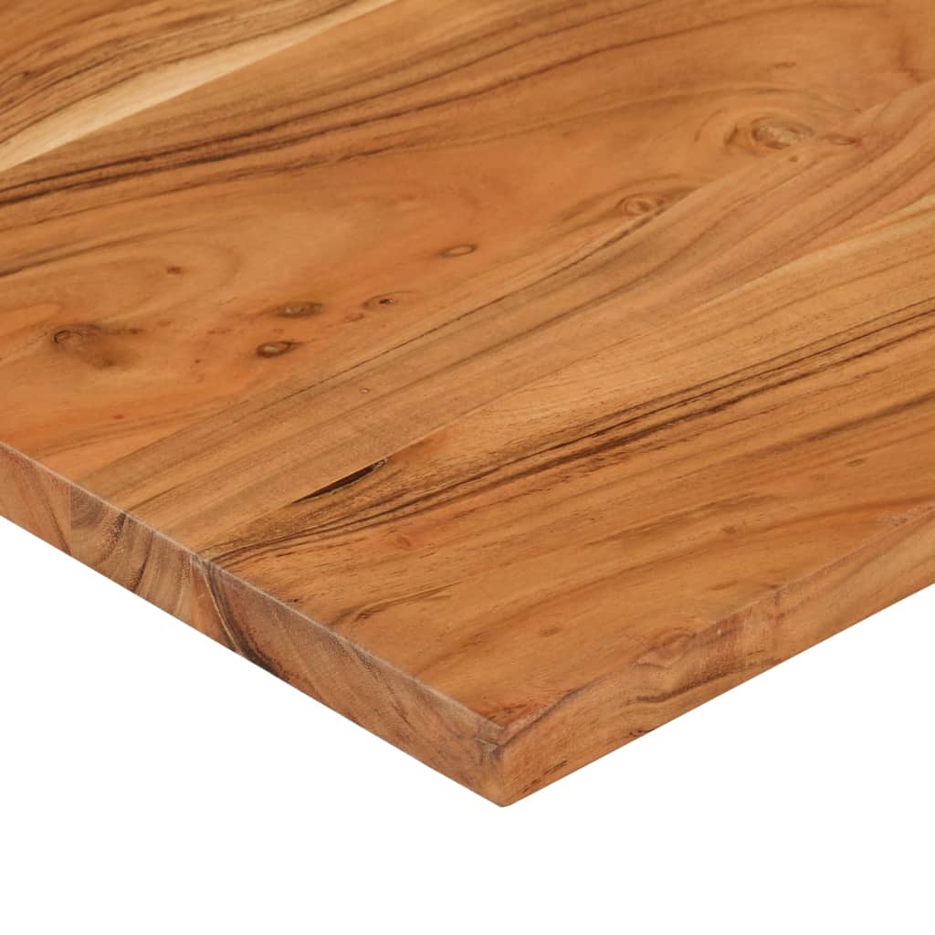 tömör akácfa téglalap alakú asztallap 110 x 50 x 2,5 cm