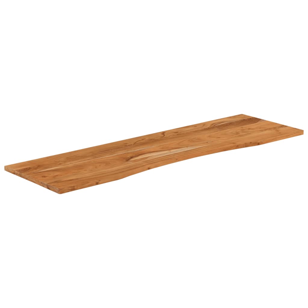 tömör akácfa téglalap alakú asztallap 140 x 50 x 2,5 cm