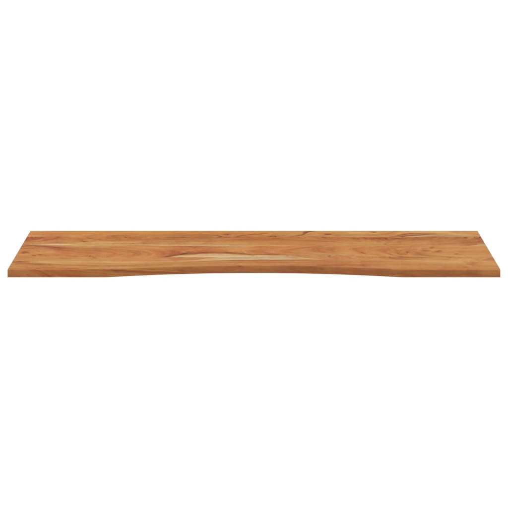 tömör akácfa téglalap alakú asztallap 140 x 50 x 2,5 cm