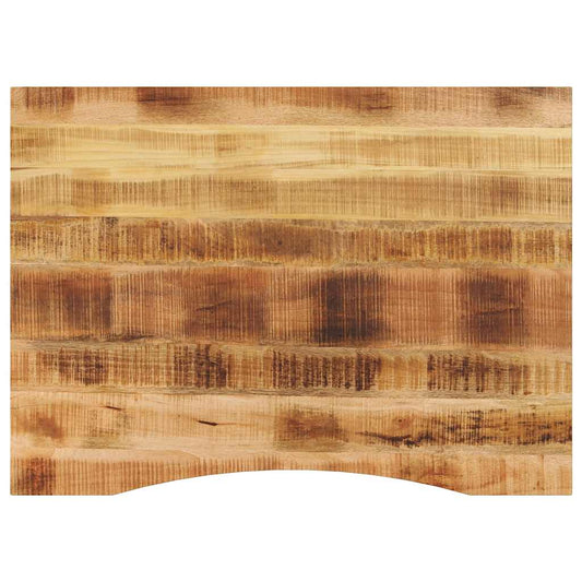 tömör nyers mangófa íves asztallap 110 x 80 x 2,5 cm