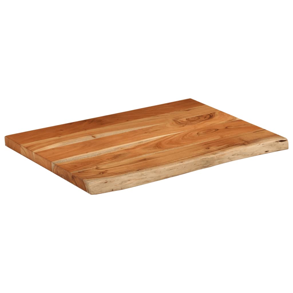 tömör akácfa téglalap alakú fürdőszobai pult 70 x 60 x 2,5 cm