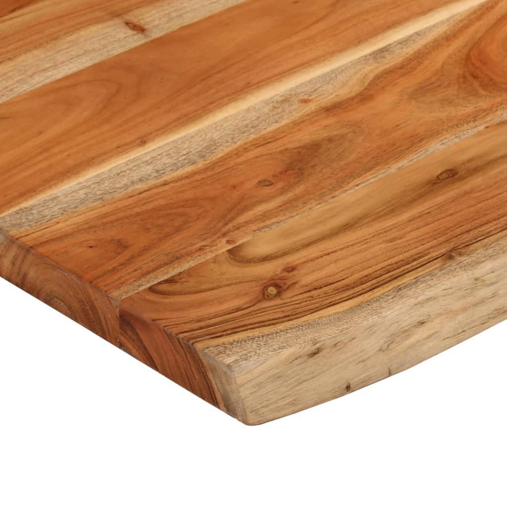 tömör akácfa téglalap alakú fürdőszobai pult 70 x 60 x 2,5 cm