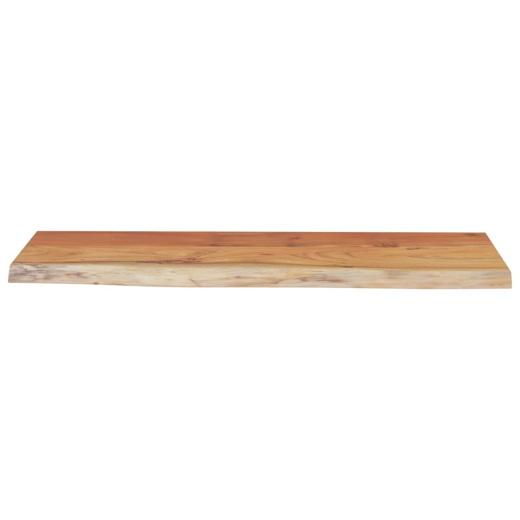 tömör akácfa téglalap alakú fali polc 50 x 20 x 3,8 cm