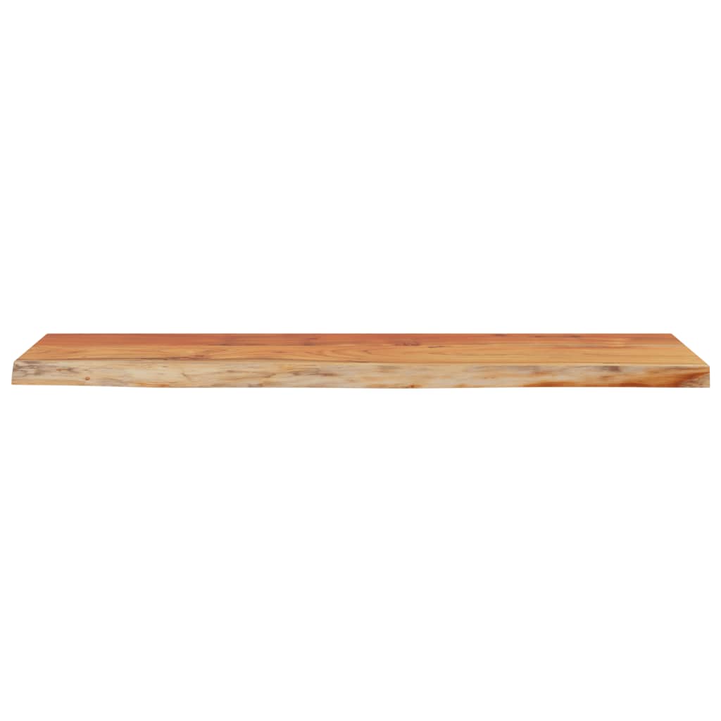 tömör akácfa téglalap alakú fali polc 80 x 20 x 3,8 cm