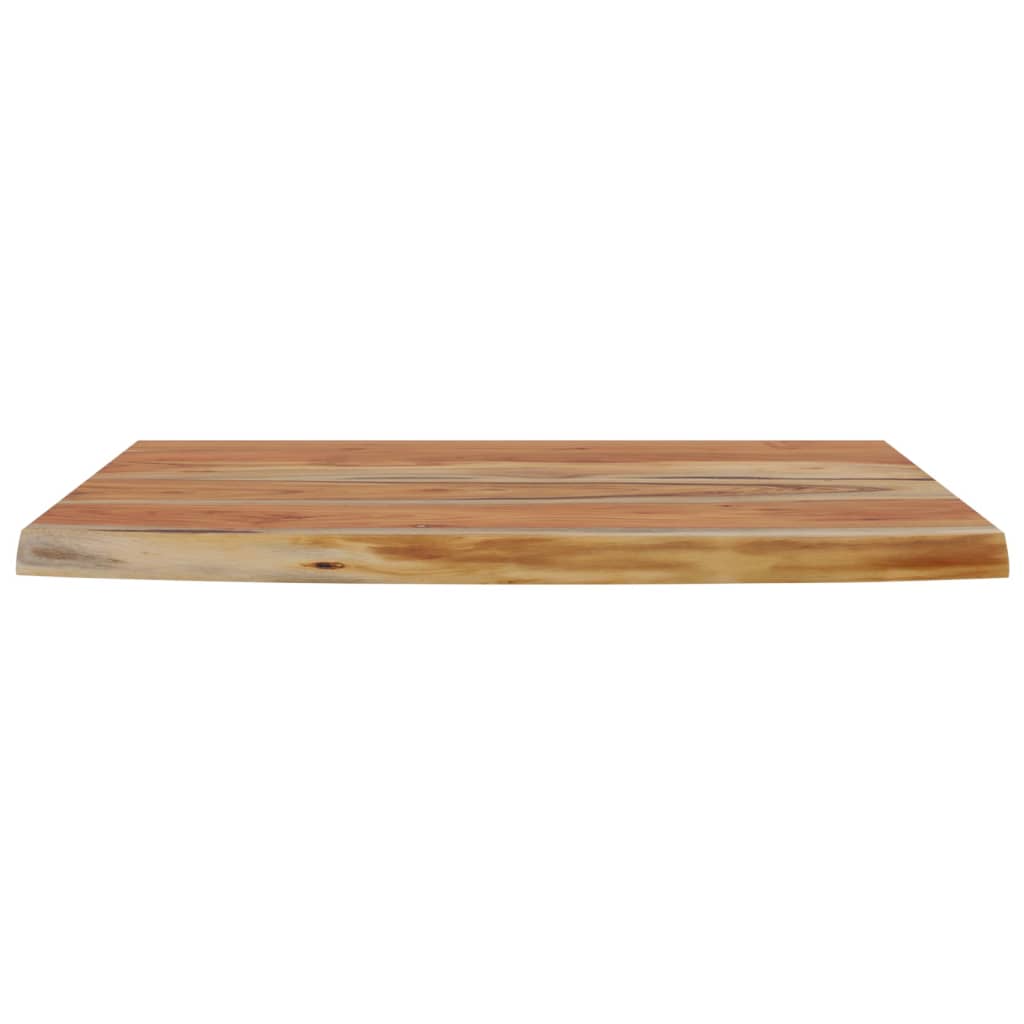 tömör akácfa téglalap alakú fali polc 70 x 40 x 3,8 cm