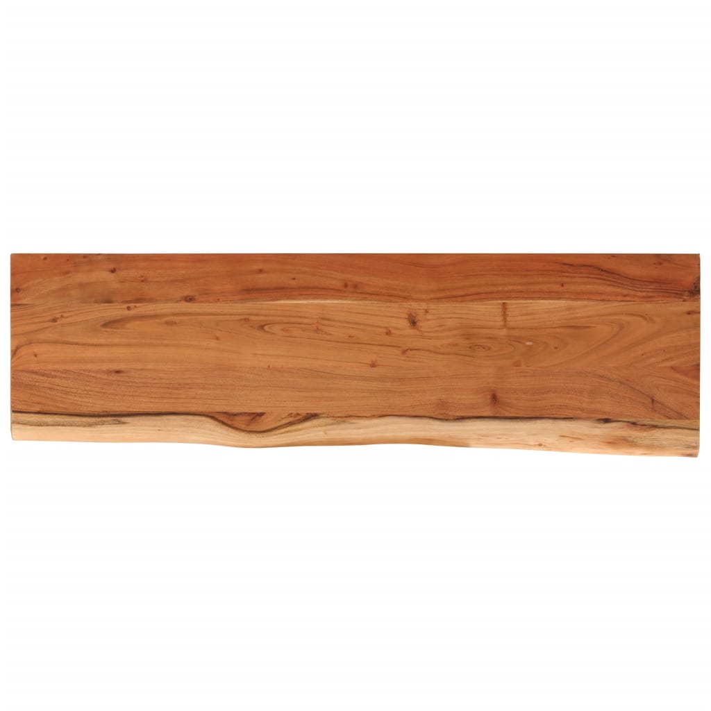tömör akácfa téglalap alakú asztallap 140 x 40 x 3,8 cm