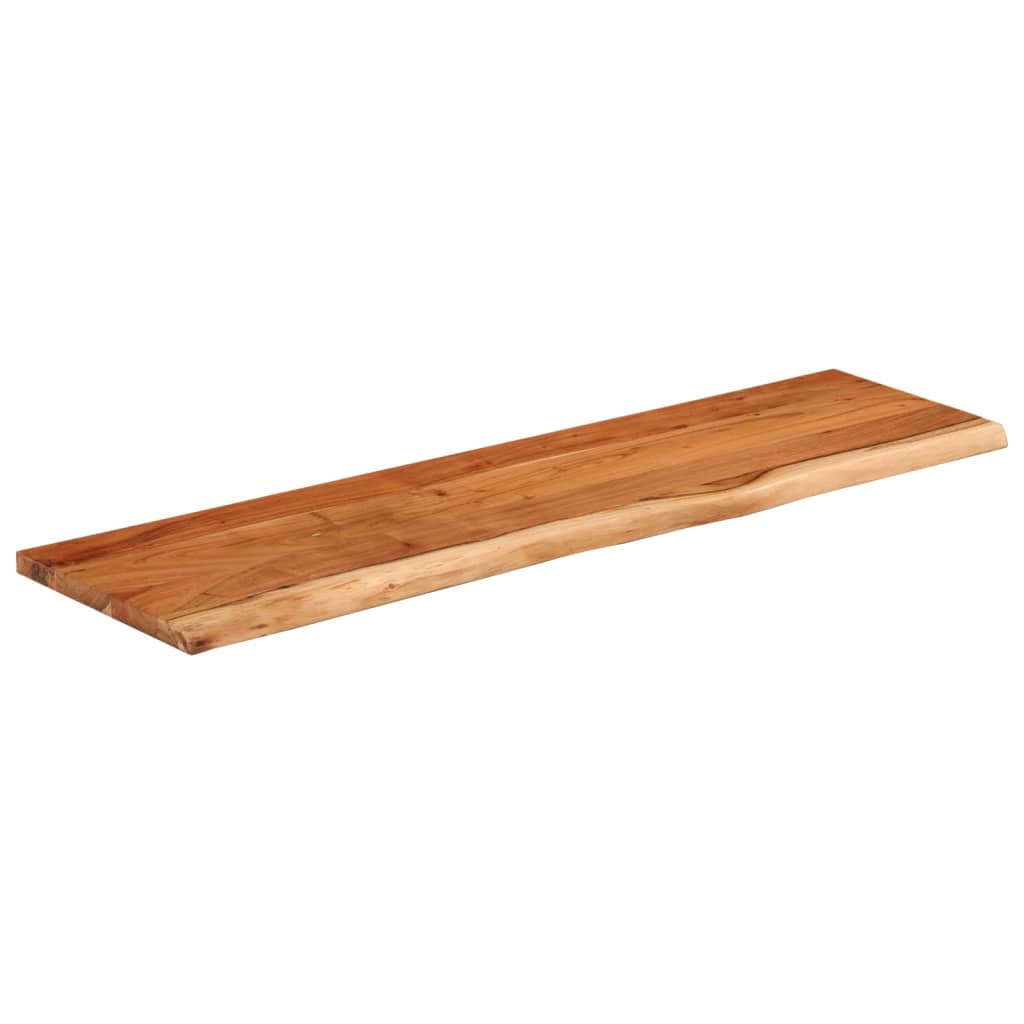 tömör akácfa téglalap alakú asztallap 140 x 40 x 3,8 cm