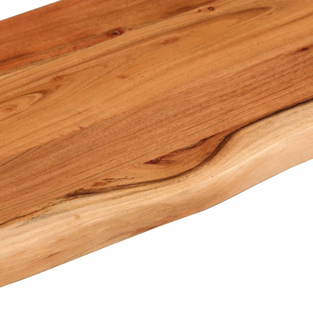 tömör akácfa téglalap alakú asztallap 140 x 40 x 3,8 cm