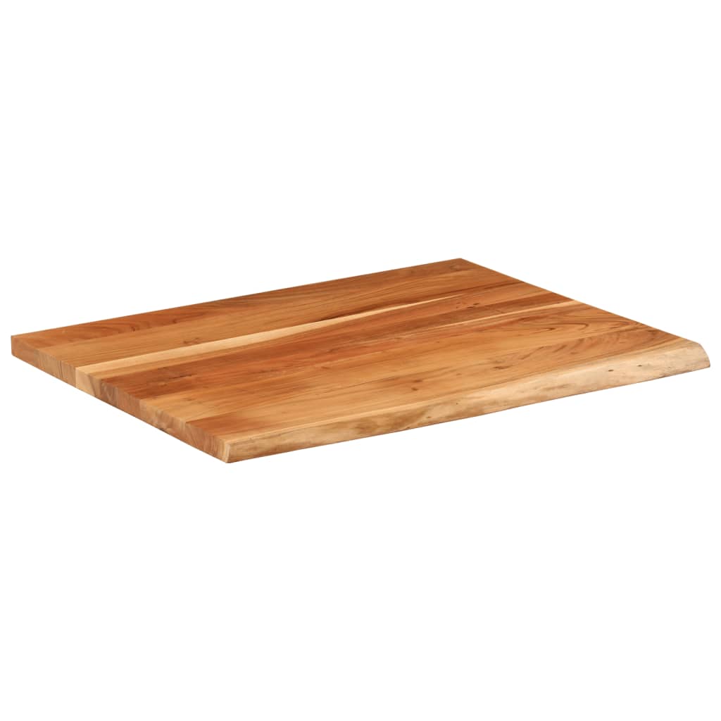 tömör akácfa téglalap alakú asztallap 110 x 80 x 3,8 cm