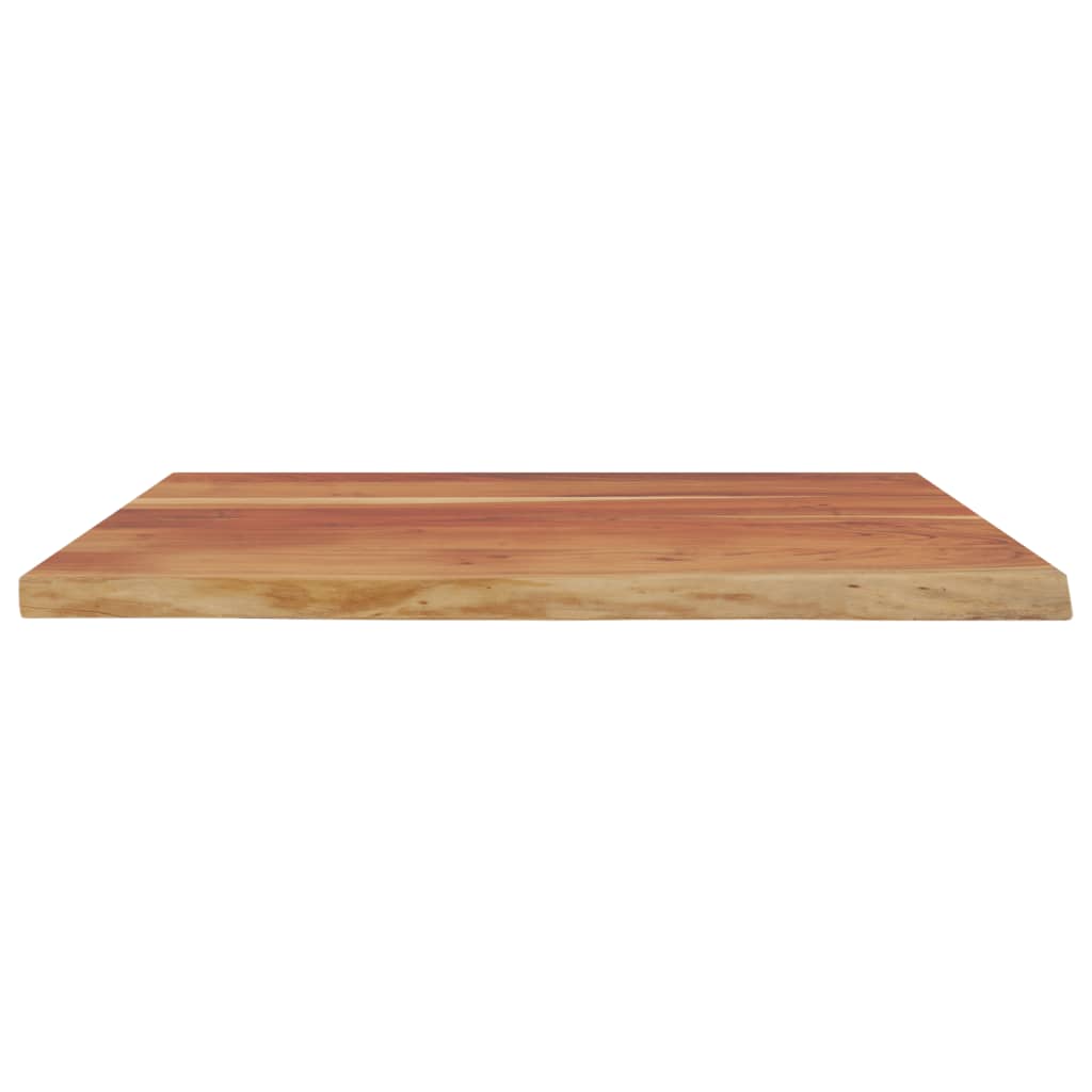 tömör akácfa téglalap alakú asztallap 110 x 80 x 3,8 cm