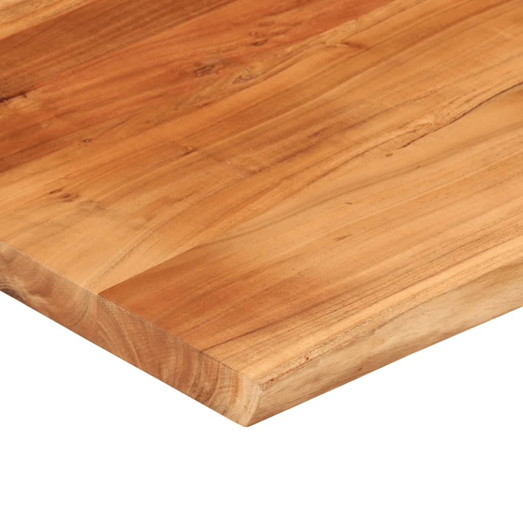 tömör akácfa téglalap alakú asztallap 110 x 80 x 3,8 cm