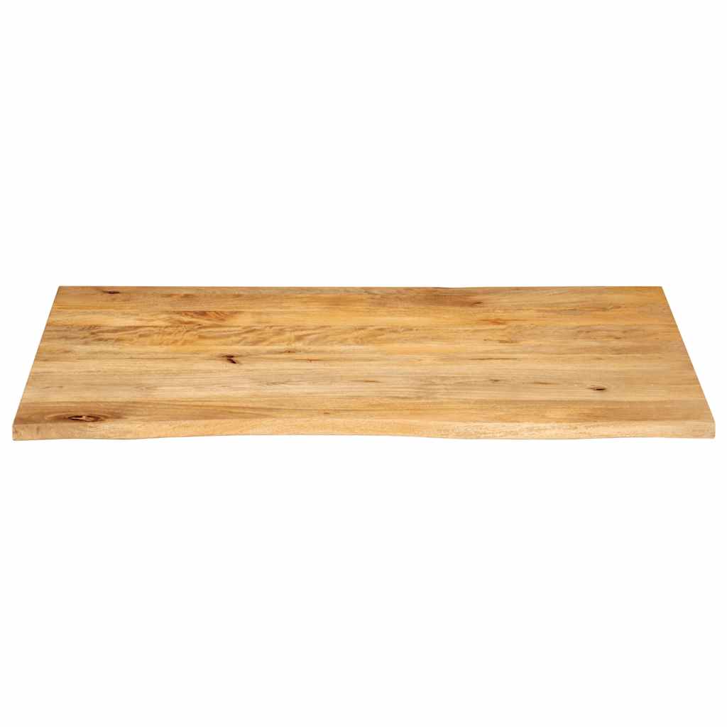tömör mangófa természetes élű asztallap 120 x 60 x 2,5 cm