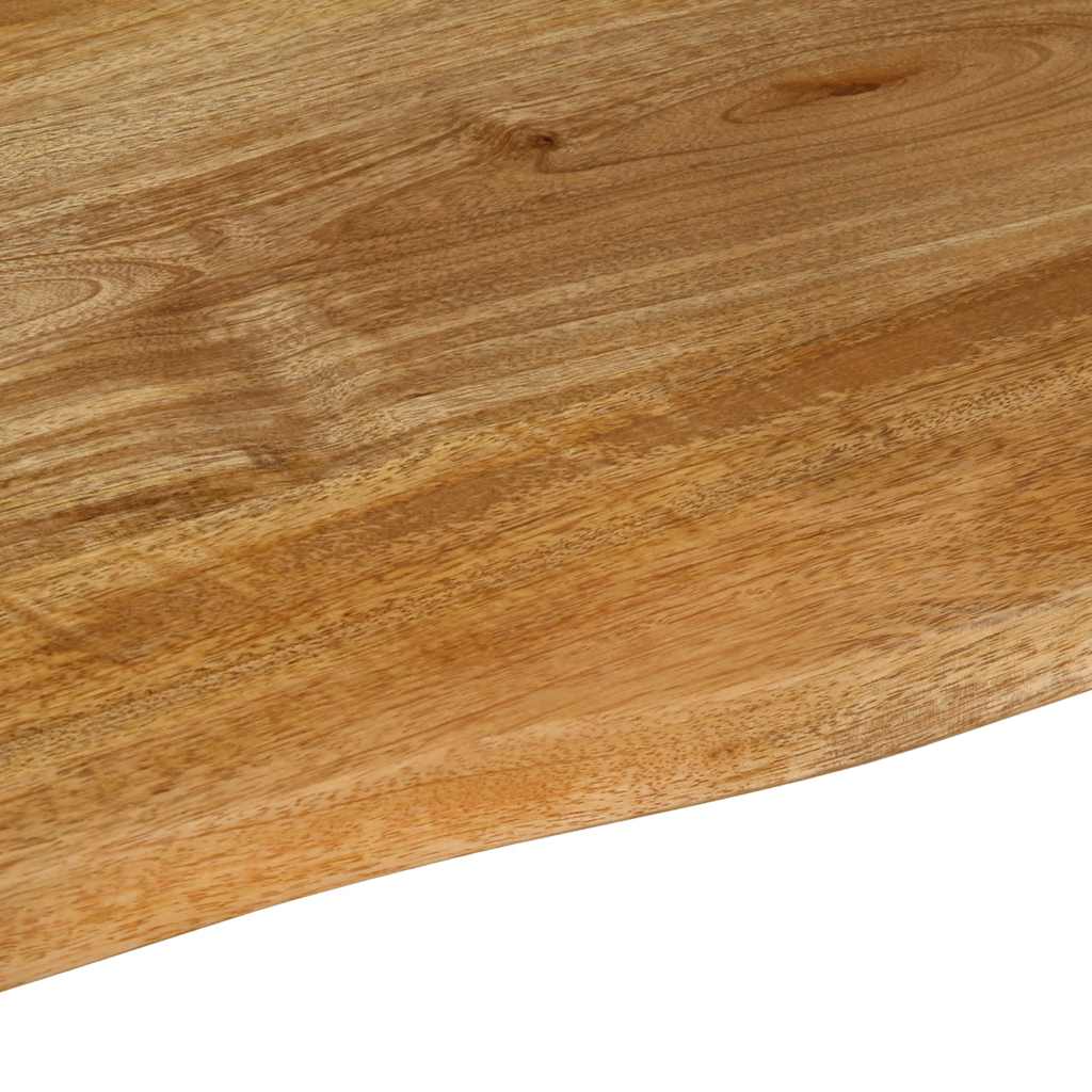 tömör mangófa természetes élű asztallap 120 x 60 x 2,5 cm