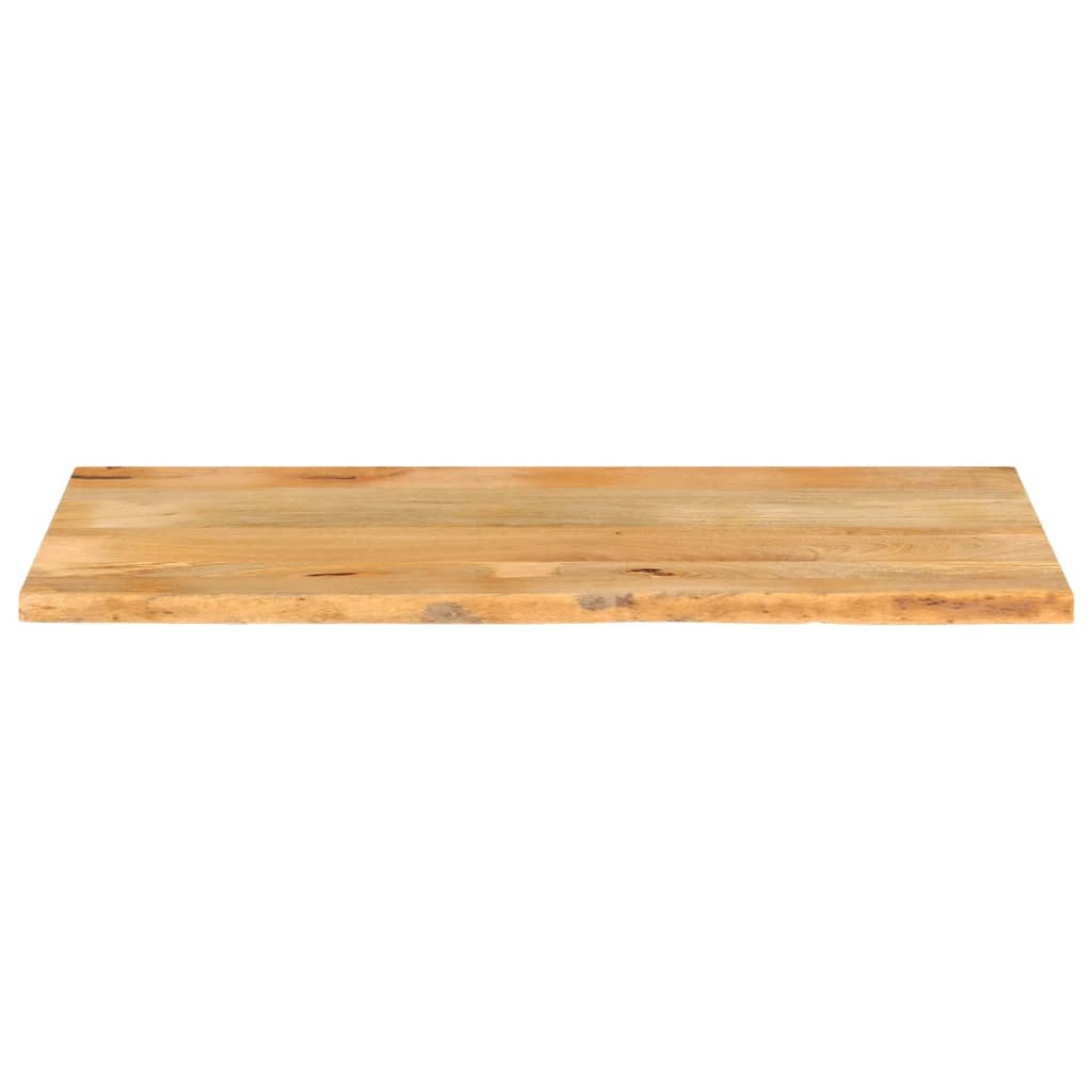 tömör mangófa természetes élű asztallap 140 x 60 x 2,5 cm