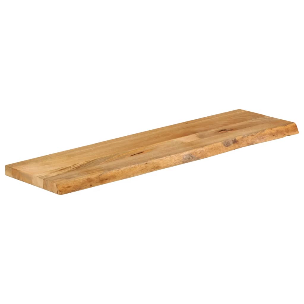 tömör mangófa asztallap természetes éllel 120 x 30 x 3,8 cm