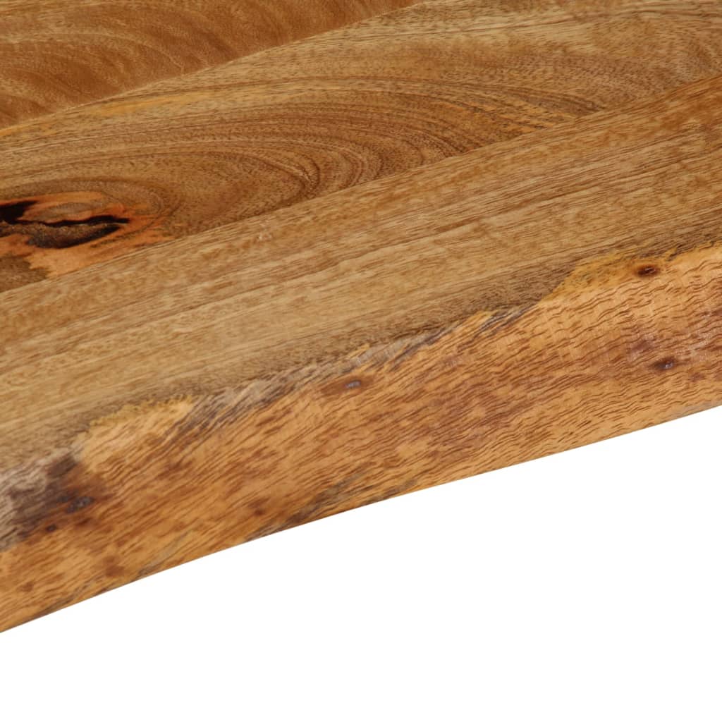 tömör mangófa asztallap természetes éllel 120 x 30 x 3,8 cm