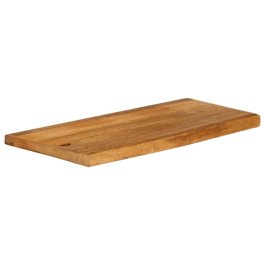 tömör mangófa természetes élű asztallap 80 x 30 x 2,5 cm
