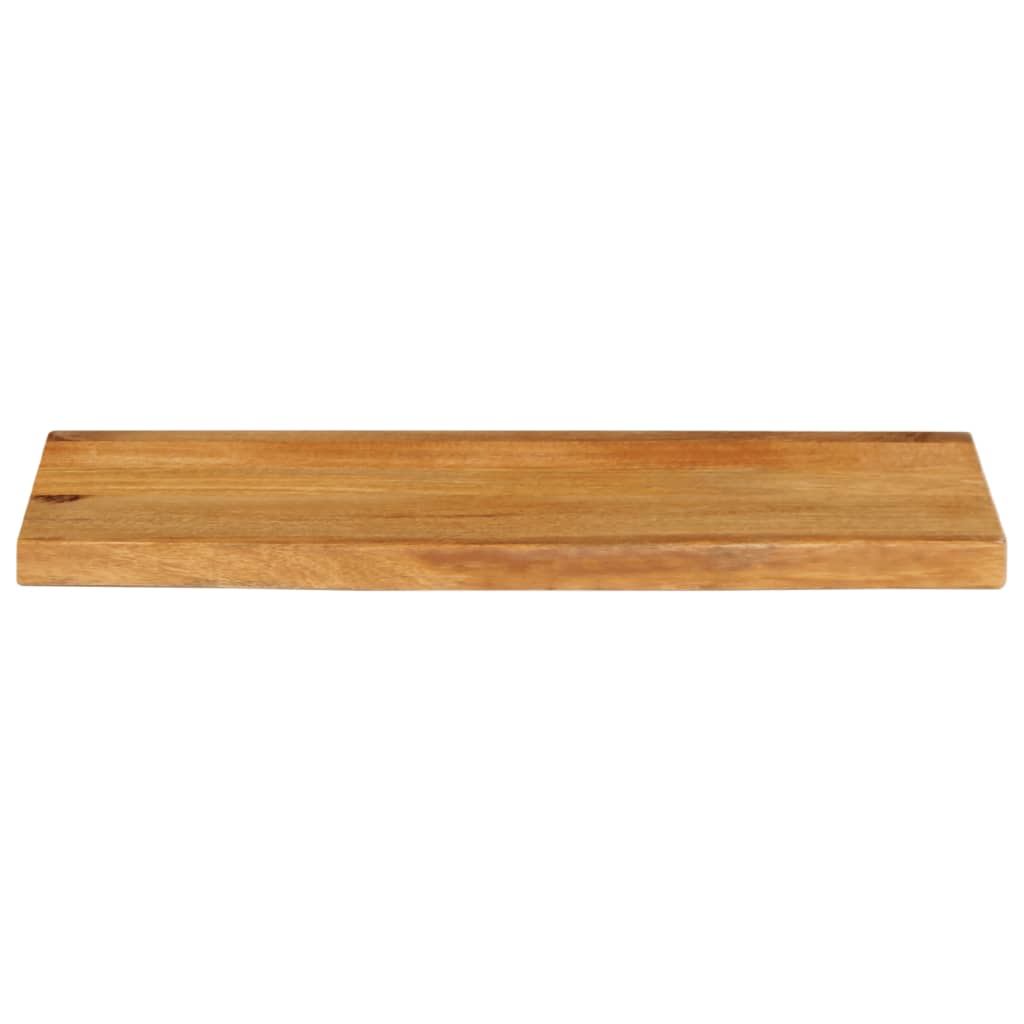 tömör mangófa természetes élű asztallap 80 x 30 x 2,5 cm