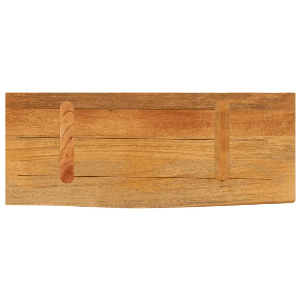 tömör mangófa természetes élű asztallap 80 x 30 x 2,5 cm