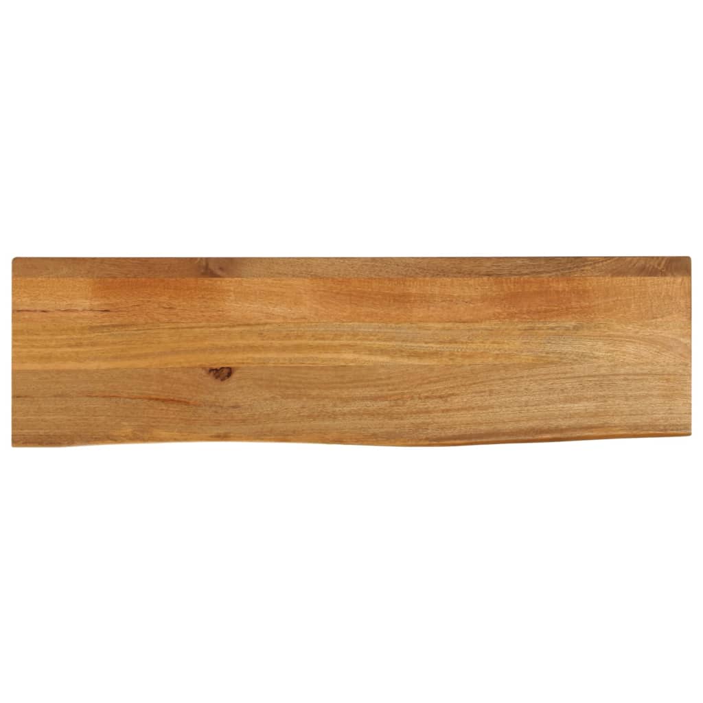 tömör mangófa természetes élű asztallap 100 x 30 x 2,5 cm