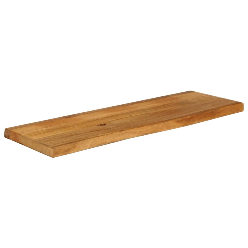 tömör mangófa természetes élű asztallap 100 x 30 x 2,5 cm
